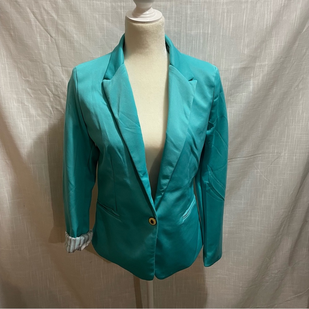 Turquoise jacket/blazer NWT